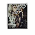 Chewbacca & Hans Solo // Star Wars Matted 11x14 Photo (Unframed)