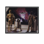 C-3PO, R2-D2, Princess Leia, Luke Skywalker // Star Wars Matted 11x14 Photo (Unframed)