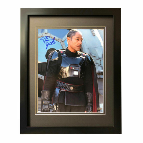 Giancarlo Esposito // Autographed Star Wars "Mandalorian - Moff Gideon" Photo // Framed