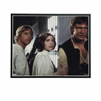 Luke Skywalker & Princess Leia & Han Solo // Star Wars Matted 11x14 Photo (Unframed)