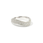 18k White Gold Diamond Ring XIV (Ring Size: 5.75)