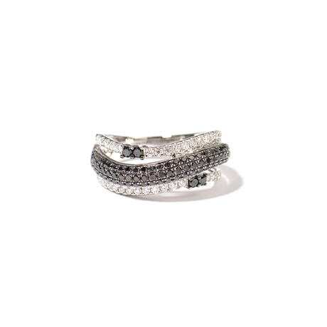 18k White Gold Diamond Ring VI (Ring Size: 6.25)