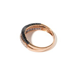 18k Pink Gold Diamond Ring // Ring Size: 7.75