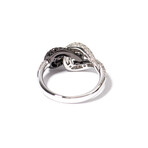 18k Black & White Gold Diamond Ring VII (Ring Size: 5.75)