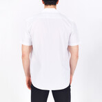 Short Sleeve Button Up Shirt // White (L)