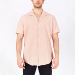 Short Sleeve Button Up Shirt // Powder (2XL)