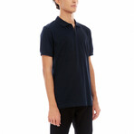 Short Sleeve Polo Shirt // Navy Blue (XL)