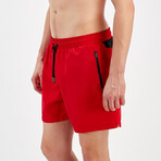 Swim Shorts // Red (S)
