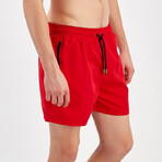 Swim Shorts // Red (L)
