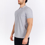 Short Sleeve Polo Shirt // Gray (M)