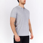 Short Sleeve Polo Shirt // Gray (L)