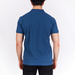 Short Sleeve Polo Shirt // Indigo (M)