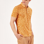 Short Sleeve Polo Shirt // Mustard (M)