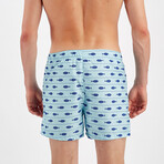 Fish Swim Shorts // Blue (S)