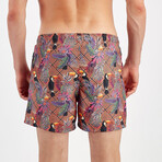 Toucan Swim Shorts // Multicolor (L)