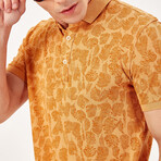 Short Sleeve Polo Shirt // Mustard (2XL)