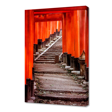Japanese Shrine (24"H x 16"W x 1.5"D)