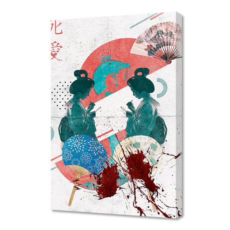 Geisha Print (24"H x 16"W x 1.5"D)