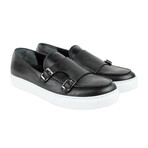 Monk Strap Sport Sneaker // Black (Euro Size 38)