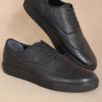 Sport Oxford Sneaker // Black Patent Leather (Euro Size 38)