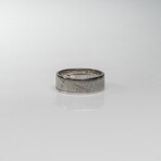 Genuine Natural Seymchan Meteorite Ring // Size 12