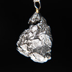 Genuine Natural Campo del Cielo Meteorite Pendant + 18" Sterling Silver Chain // 10 g