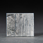 Genuine Natural Seymchan Meteorite Square Slice + Acrylic Display Stand // 12 g