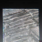 Genuine Natural Seymchan Meteorite Square Slice + Acrylic Display Stand // 17 g