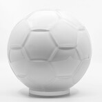 Crystal Soccer Ball // White Sandblasted