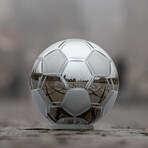 Crystal Soccer Ball // Silver Sandblasted