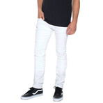 Rocker Slim Premium Stretch Jeans // White (38WX34L)