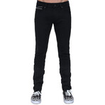Rocker Slim Premium Stretch Jeans // Black (32WX34L)