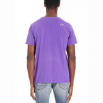 Shimuchan Logo Short-Sleeve Shirt // Royal Purple (L)