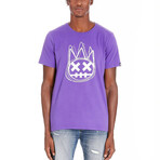 Shimuchan Logo Short-Sleeve Shirt // Royal Purple (S)