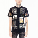 Marley Polaroid Short-Sleeve Shirt // Black (L)