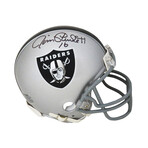 Jim Plunkett // Signed Raiders Riddell Mini Helmet