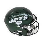 Curtis Martin // New York Jets // Signed SpeedFlex Riddell Speed Authentic Helmet // w/ "HOF'12" Inscription