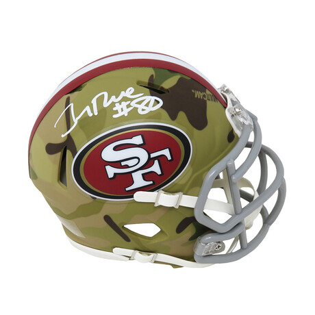 Jerry Rice // San Francisco 49ers // Signed Riddell Speed Mini Helmet
