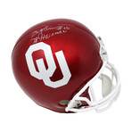 Billy Sims // Oklahoma Sooners // Signed Riddell Full Size Replica Helmet // w/ "78 Heisman" Inscription