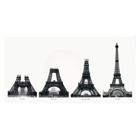 Boyer Viollet // La Construction de la Tour Eiffel // 1999 Offset Lithograph