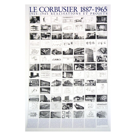 Le Corbusier // Realisations Et Projets // 2017 Offset Lithograph