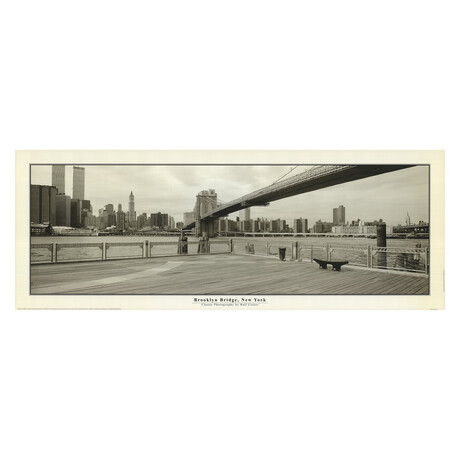 Ralf Uicker // Brooklyn Bridge, New York // Offset Lithograph