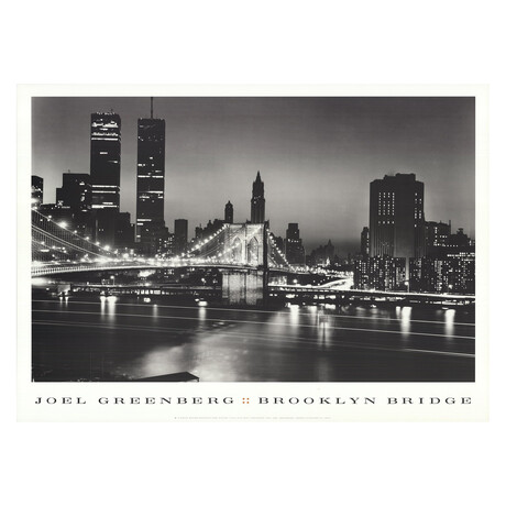 Joel Greenberg // Brooklyn Bridge IX // 1990 Offset Lithograph