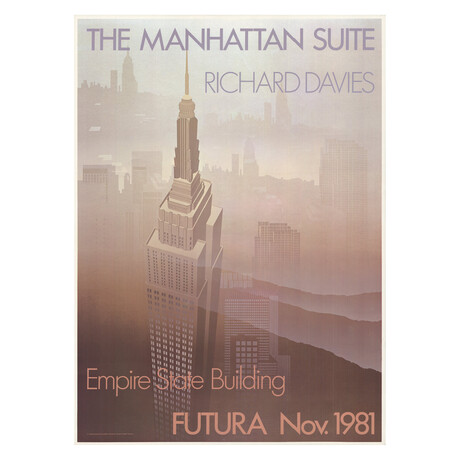 Richard Davies  // Empire State Building  // 1981 Offset Lithograph