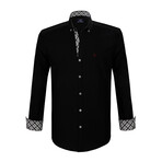 Quinn Button Down Shirt // Black (S)