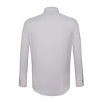 Kris Button Down Shirt // White + Red (XL)