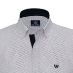 Paul Button Down Shirt // White + Navy (3XL)
