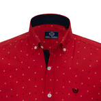 Frank Button Down Shirt // Red (S)