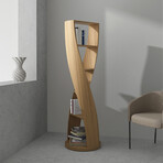 Mydna Bookcase // Wood (Black Wood)