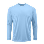 Perform Basics Dri-Tech Long Sleeve T-Shirt // Light Blue (L)